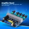100W 2.1 Channel Subwoofer AMP Board, High Power Digital Amplifier for 12-24V Supply with 4.2, Bass Crossover, Energy Saving Design, Supports 4-8 ohms Speakers, 20-20KHz view 4