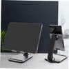 HOLIDYOYO Adjustable Foldable Tablet Stand Holder Durable Desktop Pad Bracket for Phones and Tablets Portable Design with Height and Angle Space Saving Storage view 4