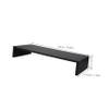 CAXUSD Wooden Monitor Riser Storage Shelf Desk Organizer for Laptop Pc and Printer and Stylish Desktop Stand for Home Office and Workspace Organization view 2