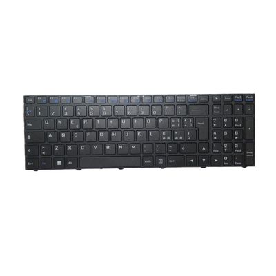 Laptop No Backlit Keyboard for CLEVO (PD50PNT1 PD51PNT1 PD50PNN1 PD51PNN1 PD50PNR1 PD51PNR1 PD50PNP1 PD51PNP1 PD50PNT PD50PNN PD50PNR PD50PNP)(-D)(-G) Italy IT Black No Frame New