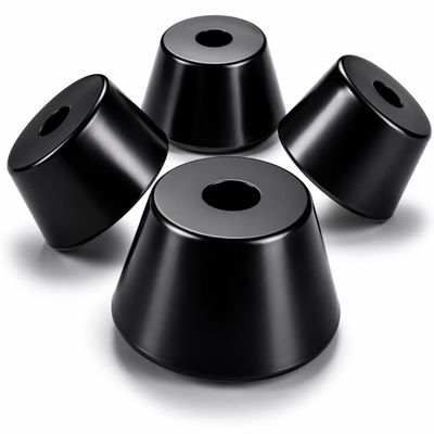 25mm x 13mm Rubber Feet Bumpers for Marshall Amp Cabinets Speakers Audio Repair Anti Vibration Cabinet Feet TPR (12 Pack)