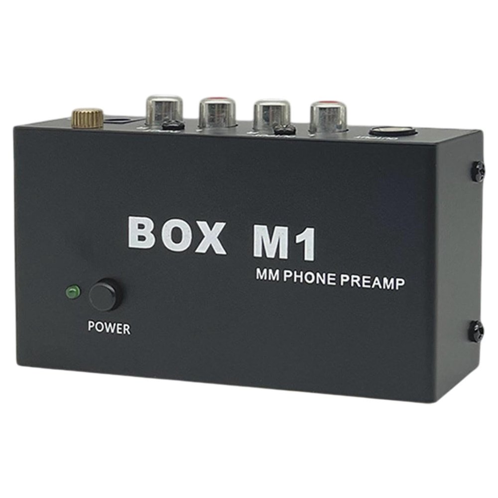 Hjdlhx Box M1 Phono Preamplifier for DJ and Stereo Systems