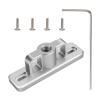 ABZEKH Drone Accessories for Bike Clip Mount Holder for DJI Mini 4 Pro/3 Pro/Air 3/Air 3S for Aluminum Alloy Base Lanyard Riding for Bracket for RC 2 Remote Control(Aluminum Base) view 1