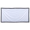 Lurrose Foldable Projector Screen Set Black Indoor Outdoor Portable Screen Stand Polyester Material Easy to Carry view 1