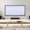 Lurrose Foldable Projector Screen Set Black Indoor Outdoor Portable Screen Stand Polyester Material Easy to Carry view 2
