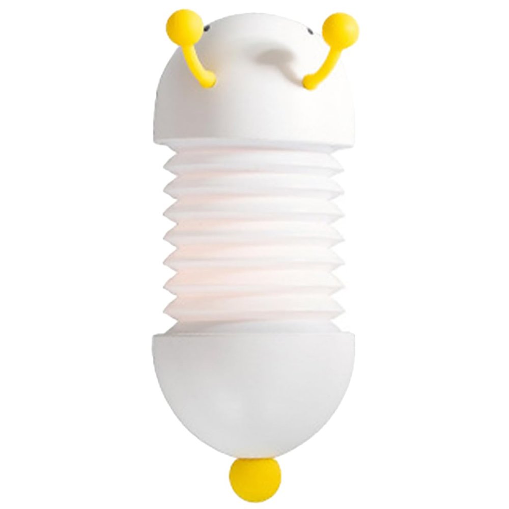 Happyyami USB Rechargeable Night Light for Boys and Girls Flexible Led Bedside Lamp Warm Soothing Glow Compact Design for Nursery Bedroom and Playroom Use