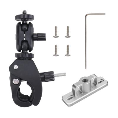 ABZEKH Drone Accessories for Bike Clip Mount Holder for DJI Mini 4 Pro/3 Pro/Air 3/Air 3S for Aluminum Alloy Base Lanyard Riding for Bracket for RC 2 Remote Control(Base Bracket)