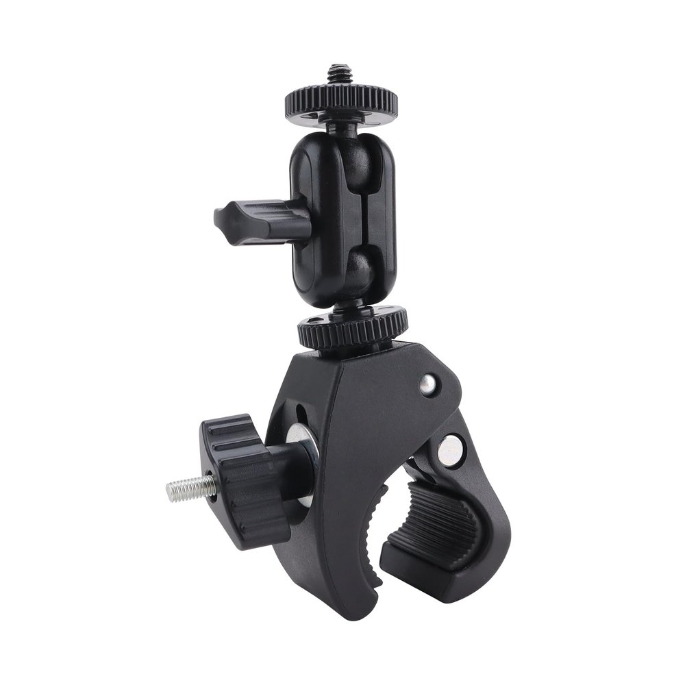 ABZEKH Drone Accessories for Bike Clip Mount Holder for DJI Mini 4 Pro/3 Pro/Air 3/Air 3S for Aluminum Alloy Base Lanyard Riding for Bracket for RC 2 Remote Control(Screw Bracket)