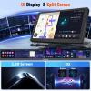 [4+64G] Realdio Android 15 Car Radio for Nissan Juke 2011-2016 Wireless CarPlay Android Auto, 9 Inch IPS Touch Screen Car Stereo with GPS, WiFi, Bluetooth 5.0, FM/RDS, 32EQ, Backup Camera view 4