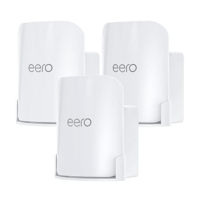 XLTTYWL erro Pro 7 Wall Mount Kit, erro 7 Pro Outlet Mount Bracket Optimize Space&Cable Management Accessories erro Pro 7 Compatible with erros Pro 7 Tri-Band Mesh Wi-Fi 7 Router (White, 3 Pack)