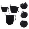 Holibanna 3Pcs Neoprene Camera Lens Bag Drawstring Lens Protector Pouches for Includes and Durable Storage for Protection view 4