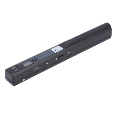 Portable Document Scanner, Handheld Photo Scanner for A4 Documents Pictures Pages Texts in 900 Dpi, Mobile Document Scanner for Home, Office, Business, JPG PDF Format Selection (Black)