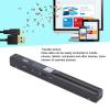 Portable Document Scanner, Handheld Photo Scanner for A4 Documents Pictures Pages Texts in 900 Dpi, Mobile Document Scanner for Home, Office, Business, JPG PDF Format Selection (Black) view 3