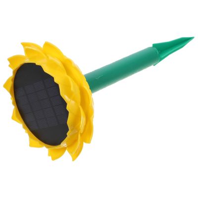 CIYODO Lotus Shape Solar Powered Speaker Weatherproof Outdoor Wireless Speaker Garden Solar Buddha Music Player