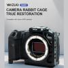 Camera Cage for Canon EOS R8 RP Camera Protection Frame with 1/4 Screw Holes Cold Shoe Cameras Bracket (Black) view 2