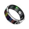 ZiCOWAY R12 Color Display Screen Smart Ring for Men Women,5ATM Waterproof Fitness Tracker with 24/7 Heart Rate/Sleep/Steps Detection,Medical Grade Metal Case,Compatible with iOS and Android view 3
