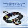ZiCOWAY R12 Color Display Screen Smart Ring for Men Women,5ATM Waterproof Fitness Tracker with 24/7 Heart Rate/Sleep/Steps Detection,Medical Grade Metal Case,Compatible with iOS and Android view 4