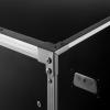 16u Av Rack Case with Wheels, Metal Studio Rack Cabinet with Built-in Handles,Wheel Claw Nails Locking Swivel Caster Wheels, Telecom, Equipment Rack for Indoor Use in Ktv Rooms, Conference Rooms view 4