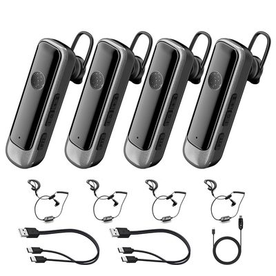 CBCBTWO N3S MAX Mini Two Way Radios Small Walkie Talkies for Adults Rechargeable Long Range 2 Way Radio Type-C 4-in-1 Charger with Earpiece Programming Cable Small for Restaurant(4 Pack)