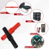 6 Pcs Insulated 4mm Banana Plug Coupler Female to Female Safety Shrouded Insulated Banana Jack with 4 Pcs 0.7mm Test Probe Pins Super Tip Multimeter Probes Brass Adapter Plug Connectors view 4