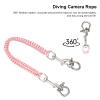 RiToEasysports Diving Camera Lanyard,360 Flexible Rotation Camera Carry Strap for Cameras and Dive Lights for Divers Underwater Photographers Travelers view 4