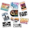 10pcs Climbing Sticker Sheet, Sports Motivational Vinyl Decals for Rock Climbers, Boulderers, Outdoor Adventurers, Waterproof, UV-Resistant, for Laptop, Water Bottle, Journal, Helmet, Notebook view 1