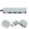 Vaguelly USB Hub Port USB Adapter USB Splitter for Laptop and Expands One USB Port Into Four Lightweight Design High Speed Data Transmission Compatible with USB view 3