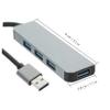 Vaguelly USB Hub Port USB Adapter USB Splitter for Laptop and Expands One USB Port Into Four Lightweight Design High Speed Data Transmission Compatible with USB view 4