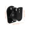 DOITOOL 6sets Speaker Mount Rack Wall Mount Speaker Brackets Practical for Home Ktv Bars Concerts Easy Installation view 2