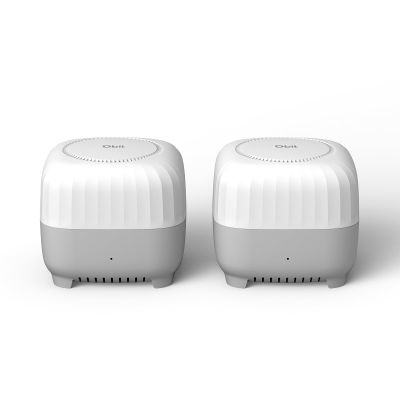 DBIT AC1200 Whole Home Mesh WiFi System, Covers up to 4,000 Sq Ft, Dual-Band 1200Mbps Mesh Network for 90 Devices, Replaces Wireless Router and WiFi Extender, 4 Gigabit Ports per Unit (D-MAC3, 2-Pack)