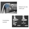 Aluminum Alloy Dual Monitor Stand, Adjustable Gas Spring Desk Mount for 13"-32" Screens, Horizontal & Vertical, C-Clamp & Grommet Base, Max 9kg Load view 4