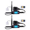 2-Pack Push-to-Talk Over Cellular (PoC) Mobile Radios with GPS SOS - 4G LTE Nationwide PTT Unlimited Range License-Free for in-Vehicle Communication Include Dispatch Account (GPS) view 1