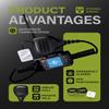 2-Pack Push-to-Talk Over Cellular (PoC) Mobile Radios with GPS SOS - 4G LTE Nationwide PTT Unlimited Range License-Free for in-Vehicle Communication Include Dispatch Account (GPS) view 2