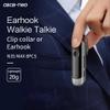 CBCBTWO N3S MAX Earhook Walkie Talkies Touch to Talk Wearing Method Ear Hook or Clip Collar Portable Two Way Radios with Earpiece Type-C 4-in-1 Charger Mini 2 Way Radio for Restaurant (8 Pack) view 2