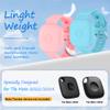 FGERWZ (2Pack) Silicone Bracelet for Tile Mate (2022/2024), Waterproof Protective Case for Tile Life360 Mate Tracker Hidden Tile Mate Holder for Child/Teen/Elderly (Pink + Sky Blue) view 2