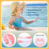 FGERWZ (2Pack) Silicone Bracelet for Tile Mate (2022/2024), Waterproof Protective Case for Tile Life360 Mate Tracker Hidden Tile Mate Holder for Child/Teen/Elderly (Pink + Sky Blue) view 3