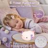 FAMIDUO Axolotl Night Light for Kids,Cute Purple Axolotl Lamp,LED Squishy Nursery Nightlight, Soft Silicone Novelty Animal Bedside Touch Lamp, Room Decor,Axolotl Gifts for Mom Girls Baby Toddler view 3