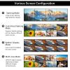 MT-VIKI 4K30Hz Seamless HDMI Matrix Switcher 8x8, Video Wall Controller 4x2 & Multiviewer w/PIP+ 3.5MM Audio, Rack Mount HDMI Matrix Switcher Splitter w/Web GUI view 2