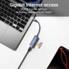 Biaze USB-C to Ethernet Adapter Gigabit RJ45, 1000Mbps USB C Network Converter for Nintendo Switch/Laptop/MacBook/Steam Deck/Tablet/Mobile, Plug and Play Wired Network Adapter view 4