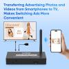 Advertising Media Player USB Video Player for Digital Signage or TV, Wireless Display Adapter with Screen Mirroring, Screen Rotation, Photo Share Function, Looping and Auto Playback& Easy Setup view 2