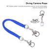 RiToEasysports Diving Camera Lanyard,360 Flexible Rotation Underwater Camera Strap Divers, Snorkelers, and Underwater Photographers view 4