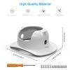 Koroao Rain Shade Cover Compatible with ANSQUE Security Cameras Wireless Outdoor (GU01/SA01) and AOSU Solar Security Cameras Outdoor Wireless SolarCam D1 Classic (White) view 2