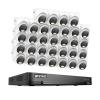 ANNKE 1080P Security Camera System, 32CH 3K Lite DVR Recorder with AI Motion Detection, 32x 2MP (19201080) Add-on Wired White Turret Cams with Smart Color Night Vision, 3.6mm Lens, No Hard Drive view 1