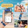 FGERWZ (2Pack) Silicone Bracelet for Tile Mate (2022/2024), Waterproof Protective Case for Tile Life360 Mate Tracker Hidden Tile Mate Holder for Child/Teen/Elderly (Dark Blue + Green) view 4