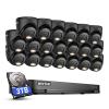 ANNKE 1080P Security Camera System, 32CH 3K Lite DVR Recorder with AI Motion Detection, 20x 2MP (19201080) Add-on Wired Black Turret Cams with Smart Color Night Vision, 3.6mm Lens, 3TB Hard Drive view 1