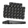 ANNKE 1080P Security Camera System, 32CH 3K Lite DVR Recorder with AI Motion Detection, 32x 2MP (19201080) Add-on Wired Black Turret Cams with Smart Color Night Vision, 3.6mm Lens, No Hard Drive view 1