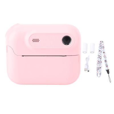 Instant Print Camera for Kids, Cute 48MP Photo Instant Camera, DIY Black and White Prints, 20 Built in Frames, 5 Filters, 6X Zoom, for Boys and Girls (-2214250033011)