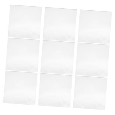 Hemobllo 60pcs Vinyl Record Sleeves Self-Adhesive Closure Outer Protective Covers for Vinyl Storage for Record Collectors and Music