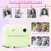 Instant Print Camera for Kids, Cute 48MP Photo Instant Camera, DIY Black and White Prints, 20 Built in Frames, 5 Filters, 6X Zoom, for Boys and Girls (-2214250033013) view 2