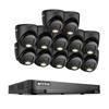 ANNKE 1080P Security Camera System, 32CH 3K Lite DVR Recorder with AI Motion Detection, 12x 2MP (19201080) Add-on Wired Black Turret Cams with Smart Color Night Vision, 3.6mm Lens, No Hard Drive view 1